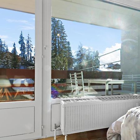Appartement Cosy Et Renove Au Coeur De La Station Crans-Montana Exteriör bild